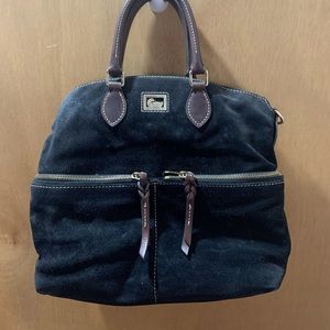 Dooney & Bourke black suede purse